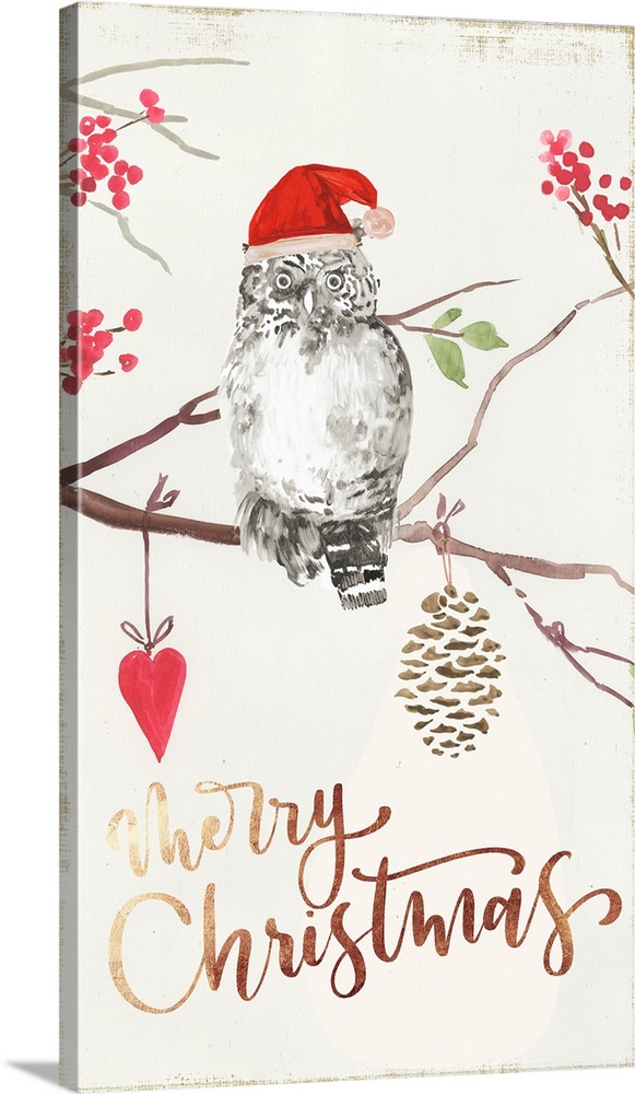 Christmas Owl I