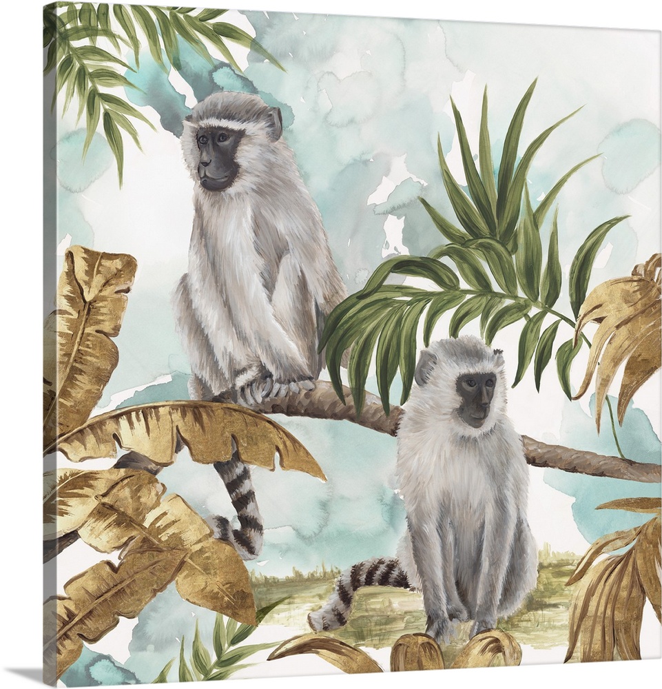 Golden Monkeys Wall Art, Canvas Prints, Framed Prints, Wall Peels 