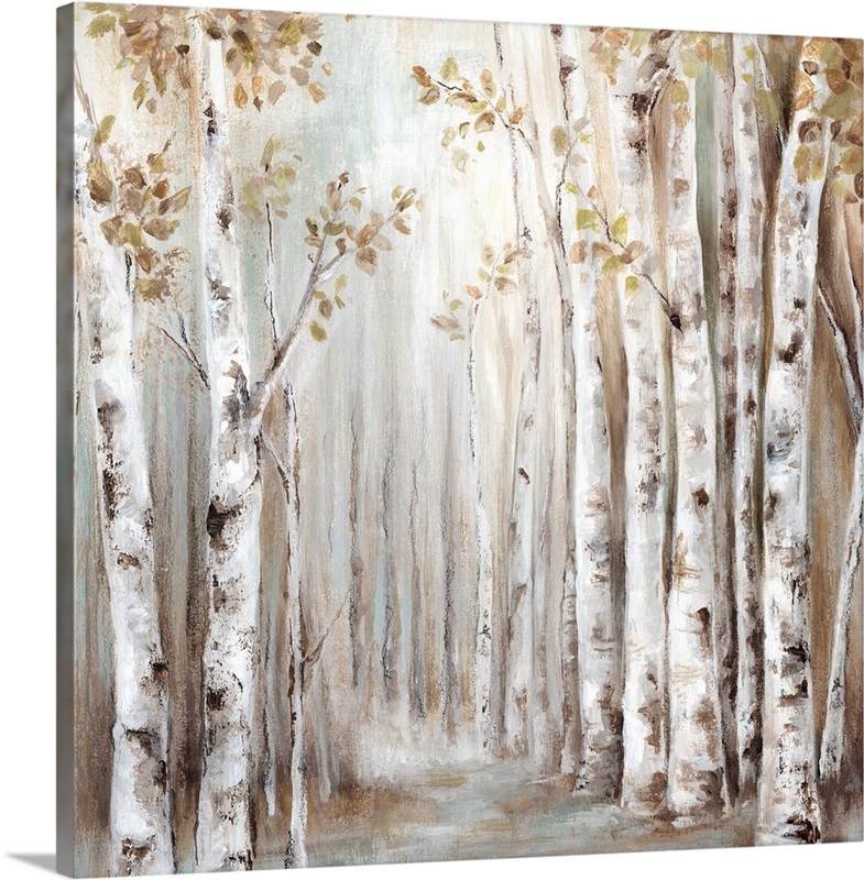 Sunset Birch Forest III | Great Big Canvas