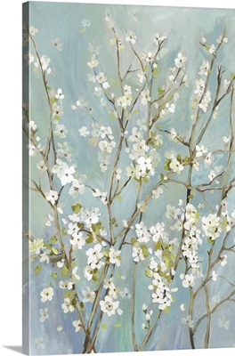 Teal Almond Blossoms