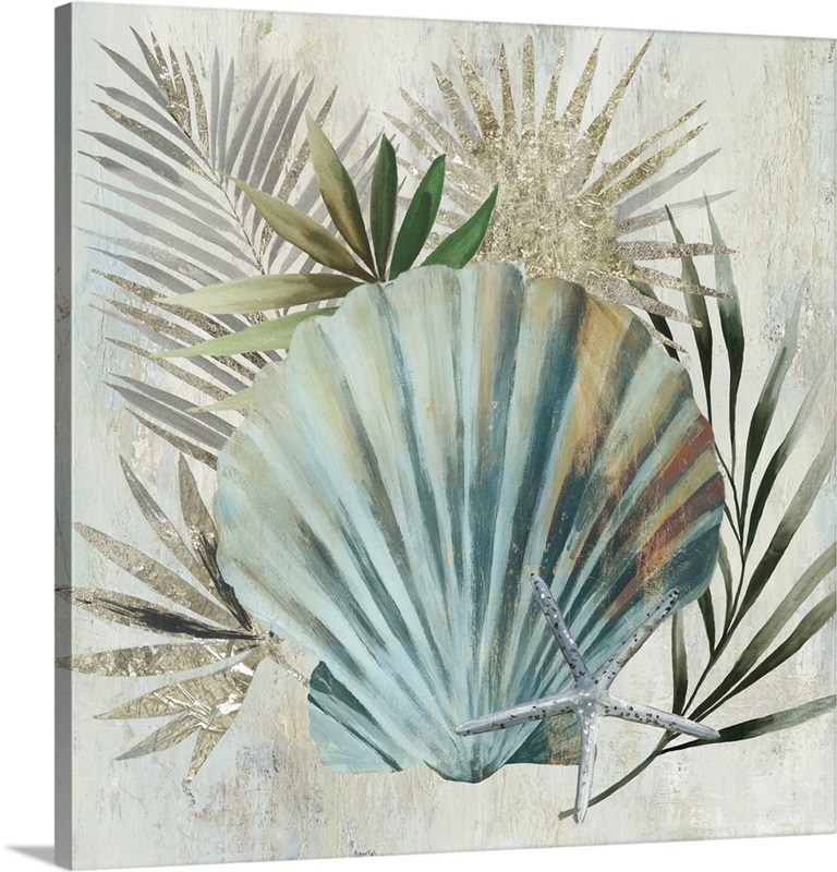 Turquoise Shell I Great Big Canvas