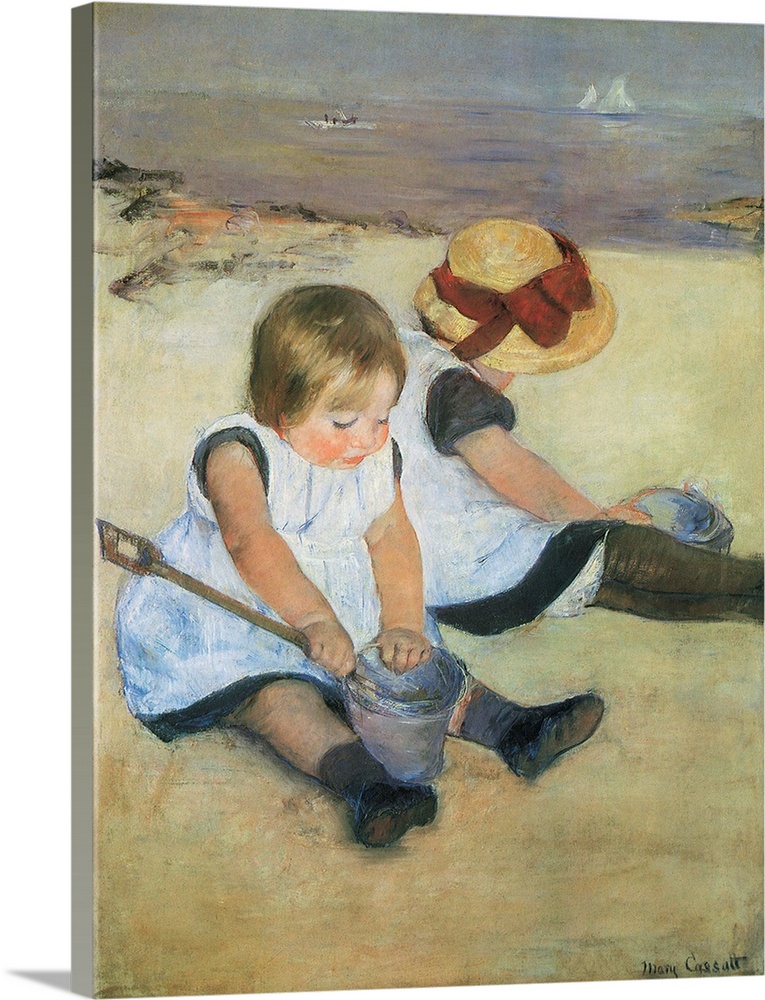 Enfants Sur La Plage (Children on the Beach)