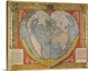image thumbnail of An antique cordiform map of the world from 1536.