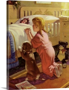 Praying Child and Dog image thumbnail