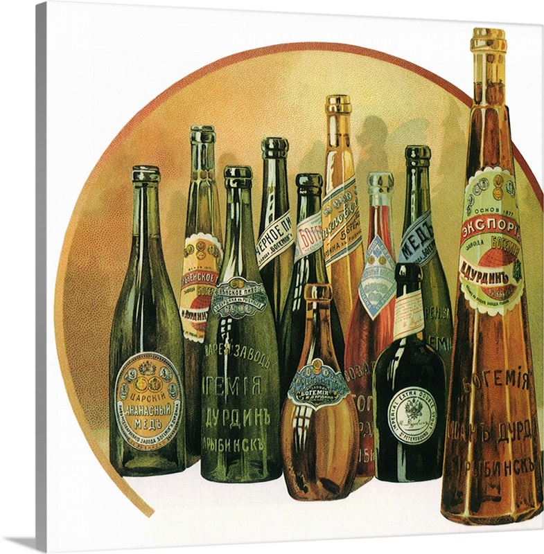 Russian Bottle Drinks | Great Big Canvas