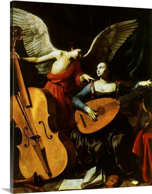 Saint Cecilia and the Angel