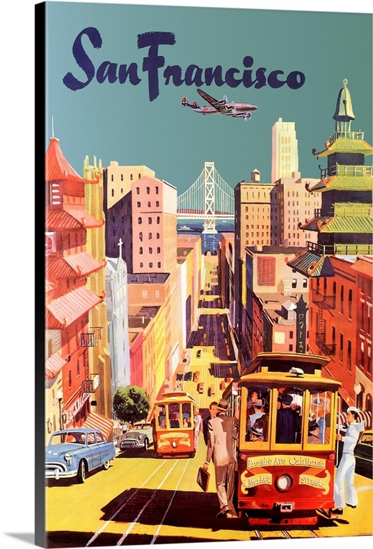 San Francisco Wall Art, Canvas Prints, Framed Prints, Wall Peels