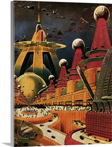 Sci Fi - Future Atomic City image thumbnail