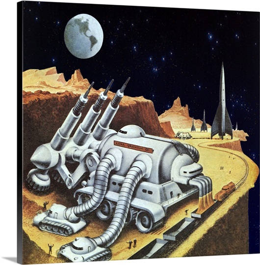 Sci Fi - Mining Machine Wall Art, Canvas Prints, Framed Prints, Wall ...