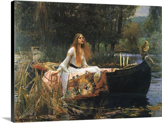 The lady of shalott картина