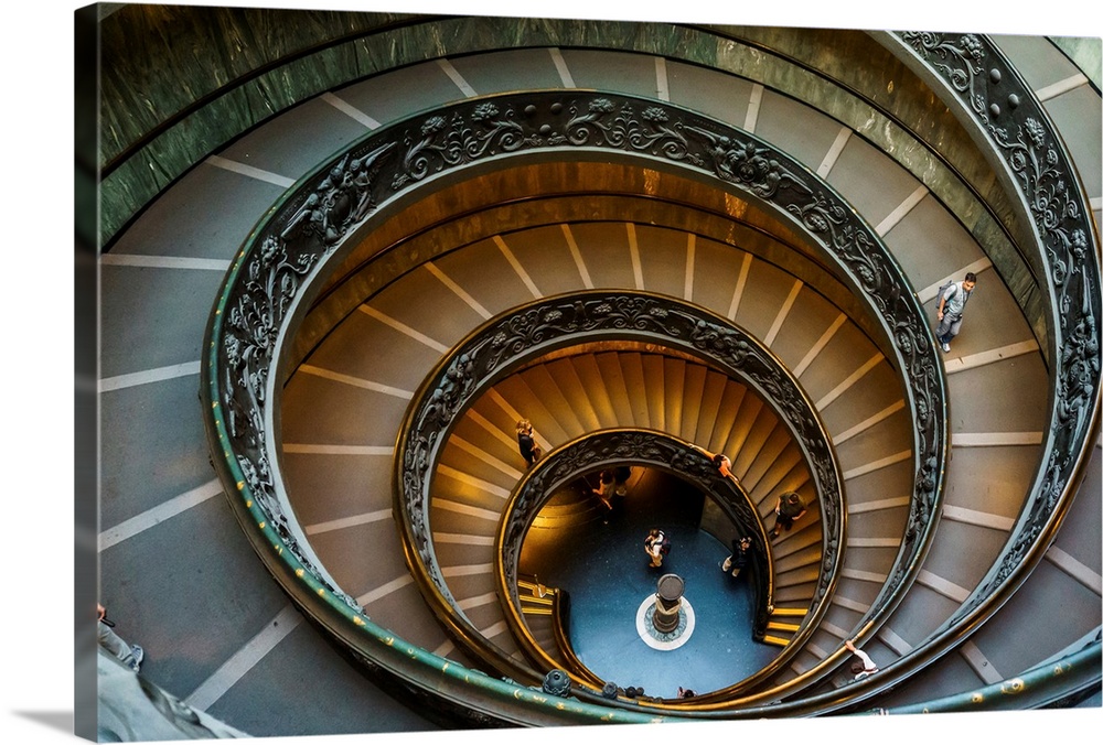 Bramante Staircase is in the Vatican City museum.