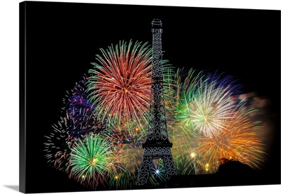 Eiffel Tower Fireworks