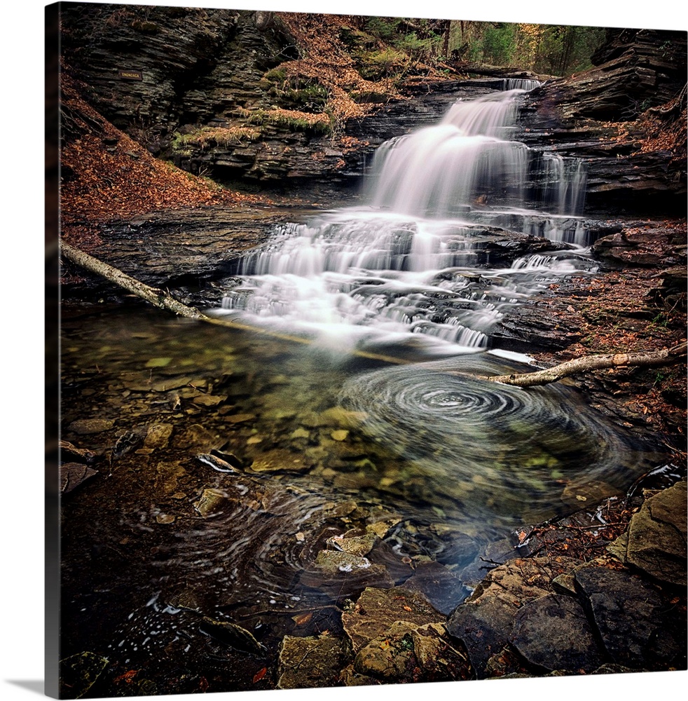F.L. Ricketts Waterfall at Ricketts Glen State Park, Pennsylvania.
