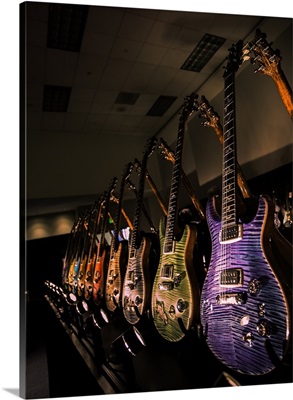 Lined Up Guitars