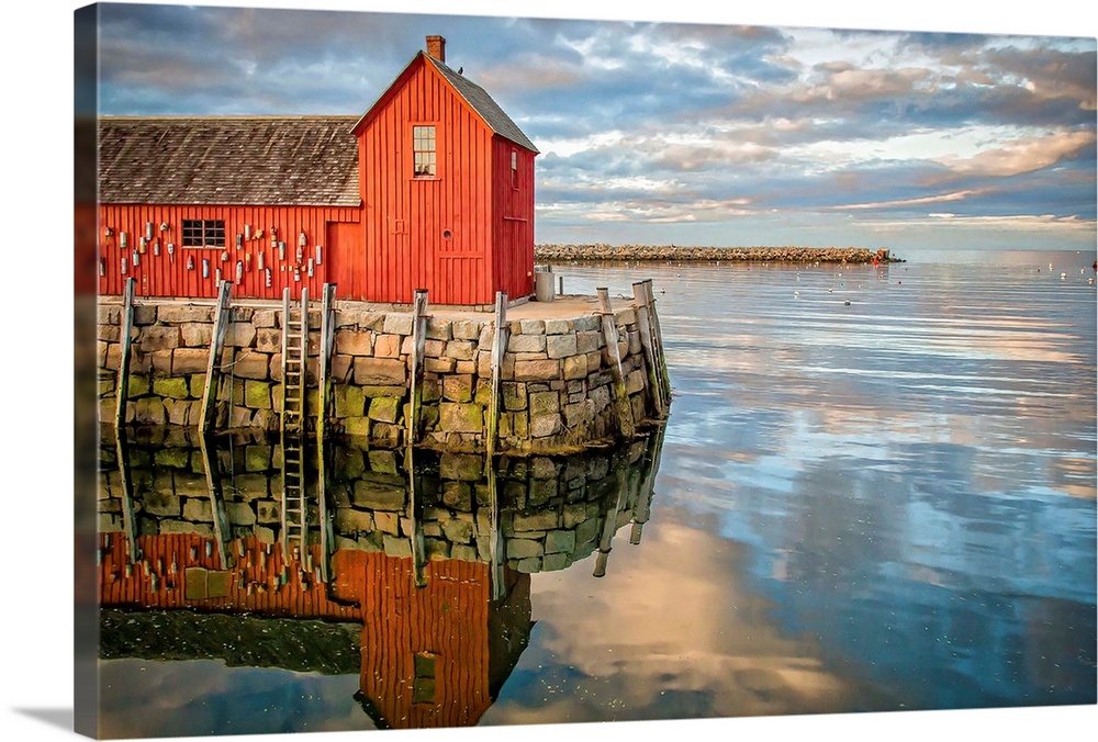 Old fishing shack, Rockport, Massachusetts.