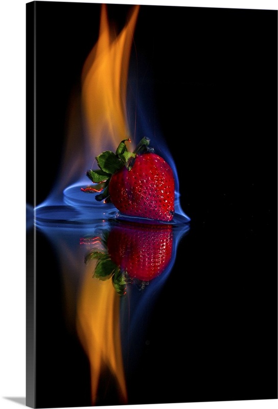 Strawberry Flame Great Big Canvas
