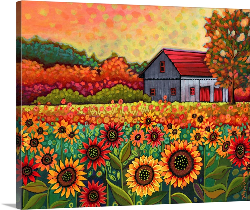 A Bright Sunflower Day