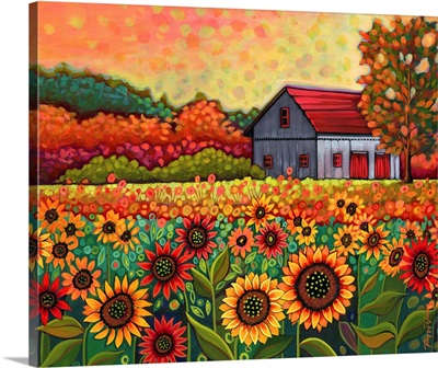 A Bright Sunflower Day
