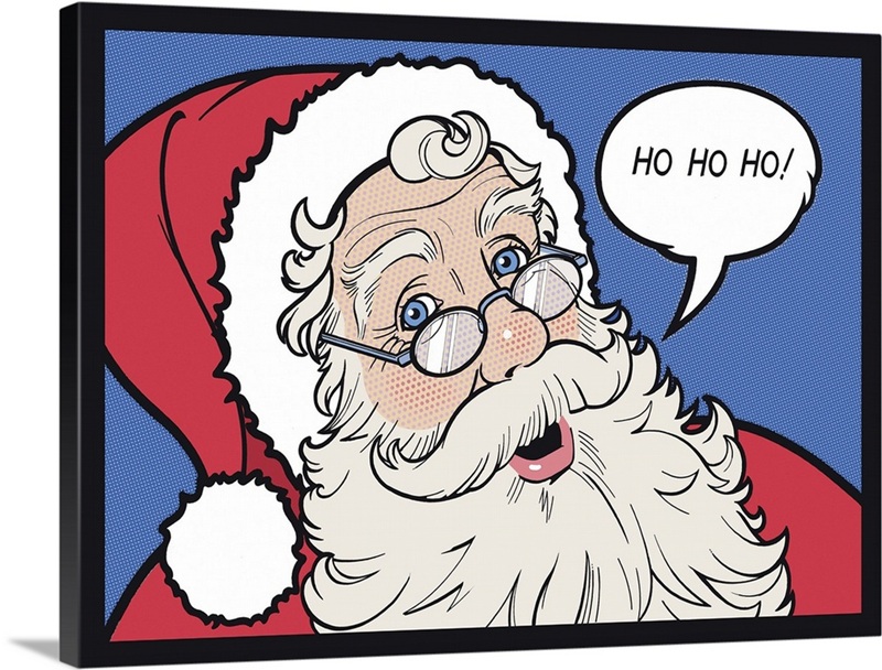 Comic Book Santa | Great Big Canvas