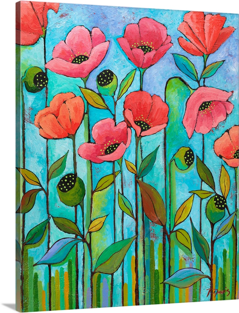 Coral Poppies