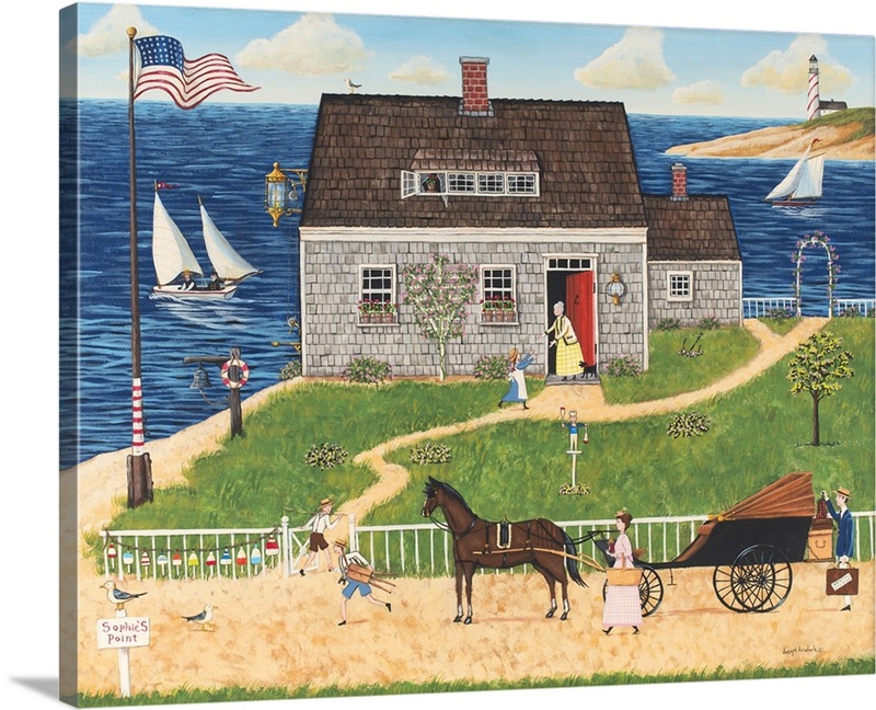 Grandma's Seaside Cottage | Great Big Canvas