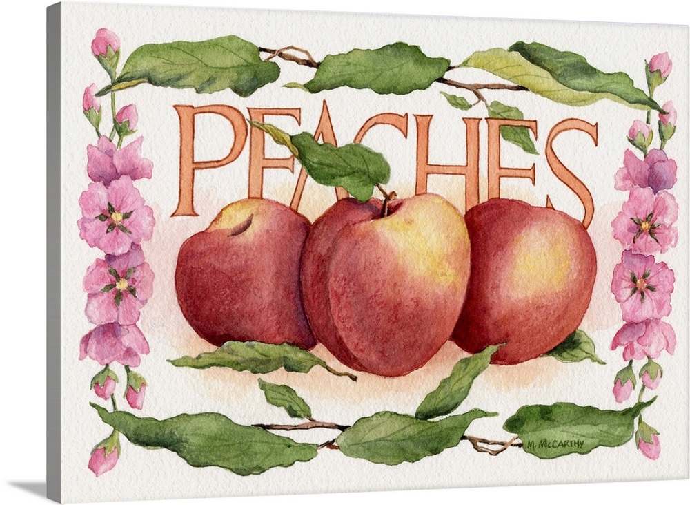Peaches Wall Art, Canvas Prints, Framed Prints, Wall Peels Great Big Canvas