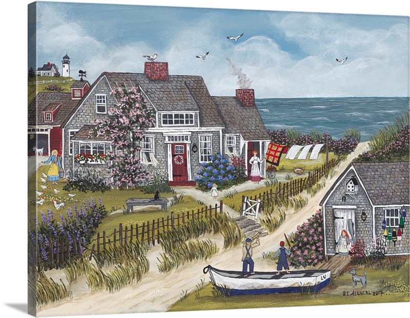 Whaler's Cottage | Great Big Canvas