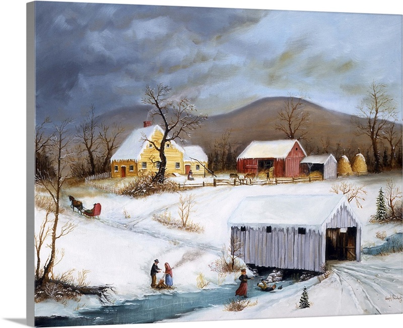 Winter Crossing | Great Big Canvas
