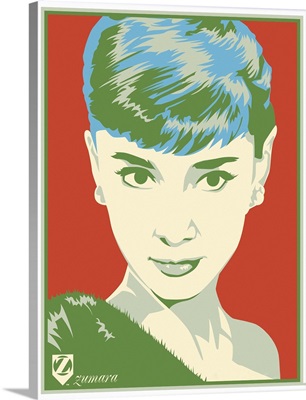 Audrey Hepburn Psychedelic 2
