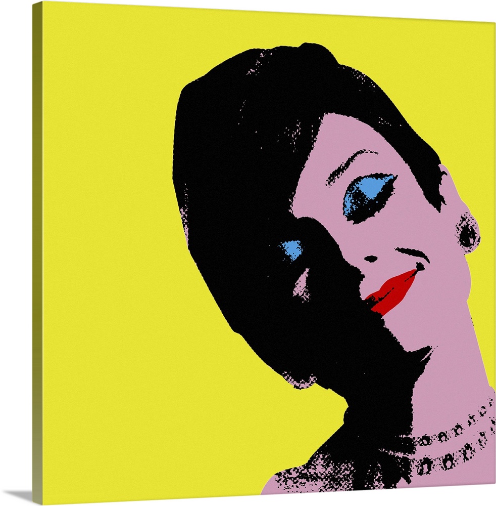 Audrey Hepburn Yellow Dots