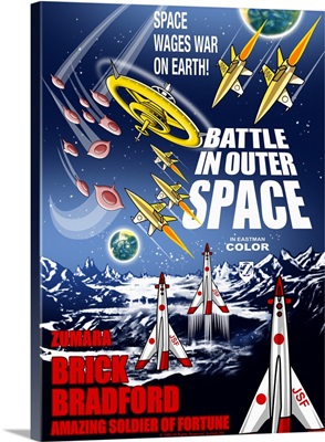 Battle in Outer Space 1 Sci Fi Movie Poster