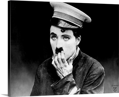 Charlie Chaplin B and W The Bank