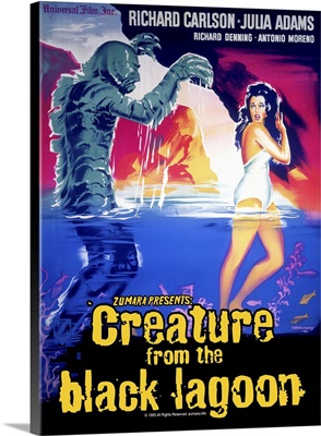 Creature From The Black Lagoon 5 Sci Fi Movie Poster
