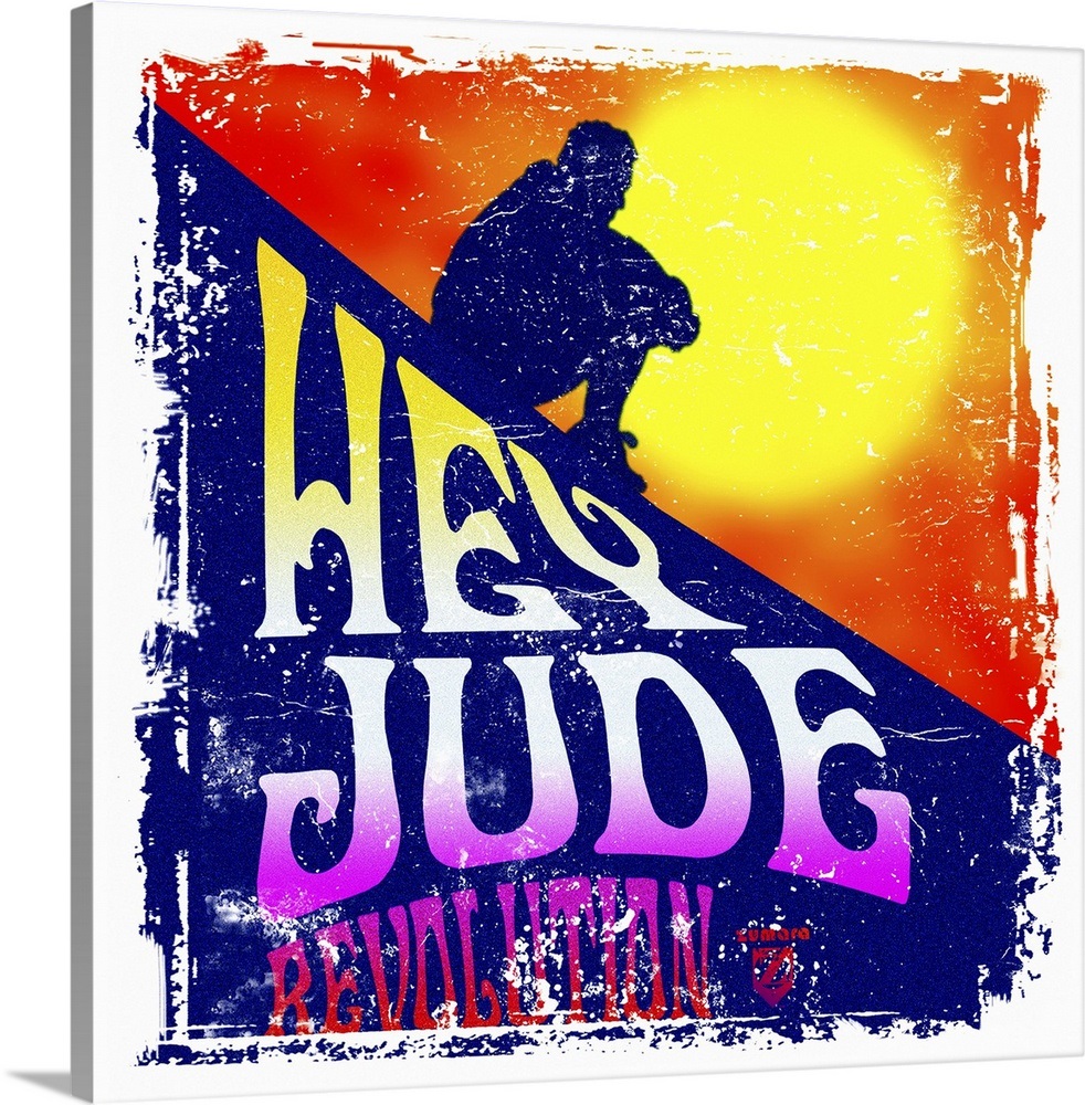 Fab4 Hey Jude 3 Wall Art, Canvas Prints, Framed Prints, Wall Peels ...