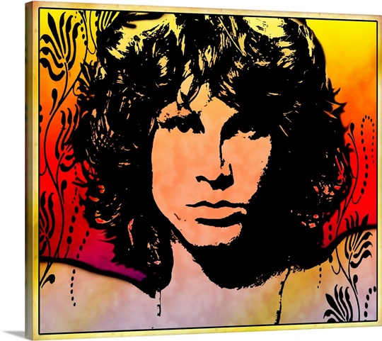Jim Morrison Light My Fire 3 Photo Canvas Print | Great Big Canvas