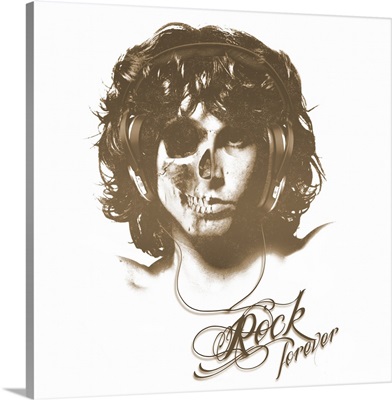 Jim Morrison Skull Face