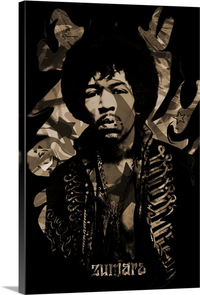 Jimi Hendrix Liquid Psychedelic Wall Art, Canvas Prints, Framed Prints, Wall Peels Great Big