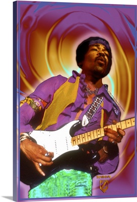 Jimi Hendrix Purple Swirl