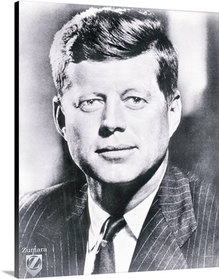 John Kennedy B&W Portrait