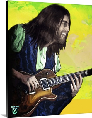 John Lennon Watercolored Yellow