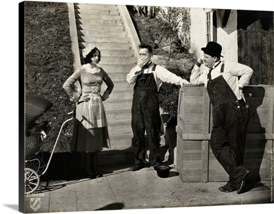 Laurel and Hardy B&W Music Box 1