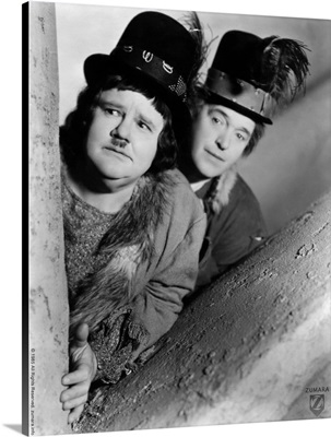 Laurel and Hardy B&W Tree