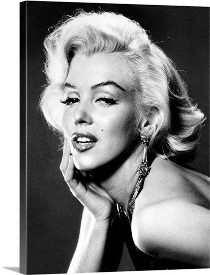 Marilyn Monroe B Photo Canvas Print | Great Big Canvas