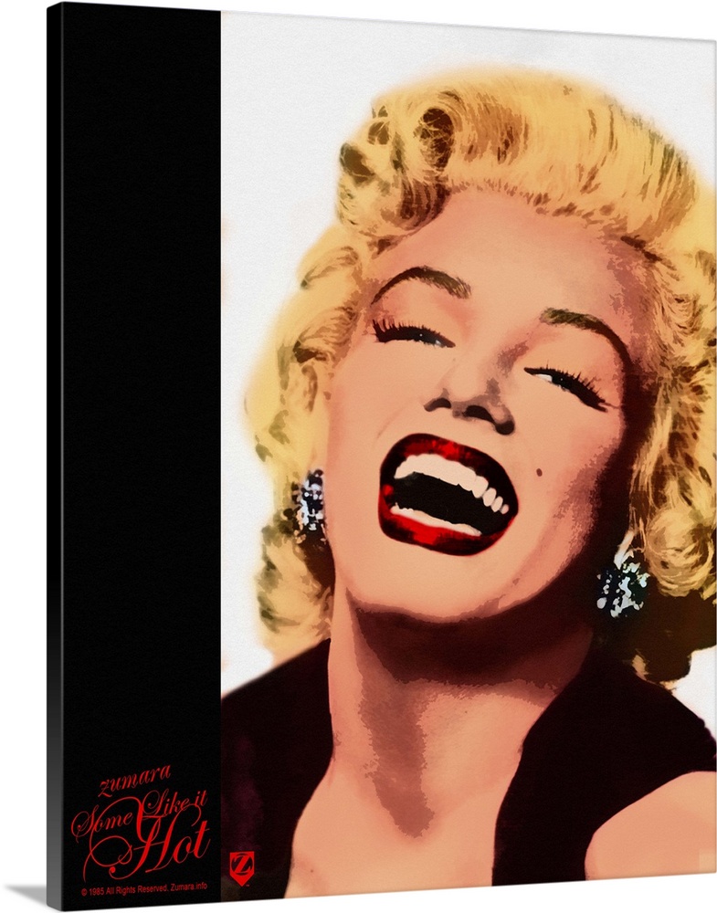 Marilyn Monroe Beauty Shot Laughing