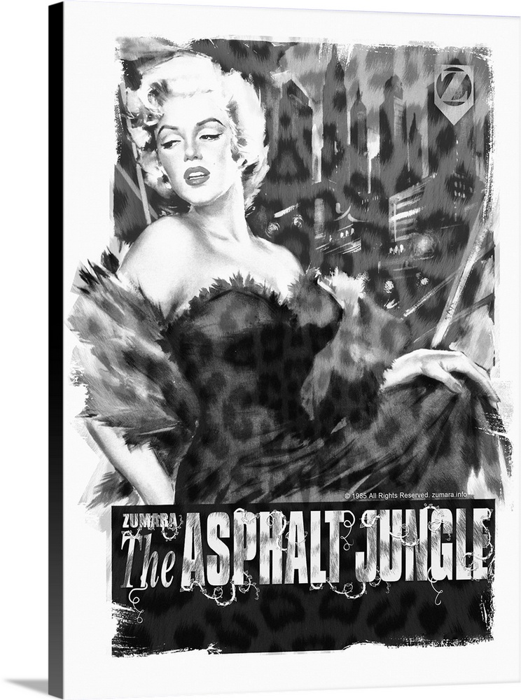 Marilyn Monroe B&W Asphalt Jungle
