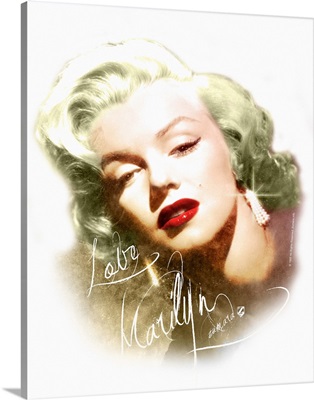 Marilyn Monroe Colored Face