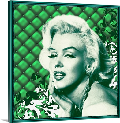Marilyn Monroe Padded Floral Green