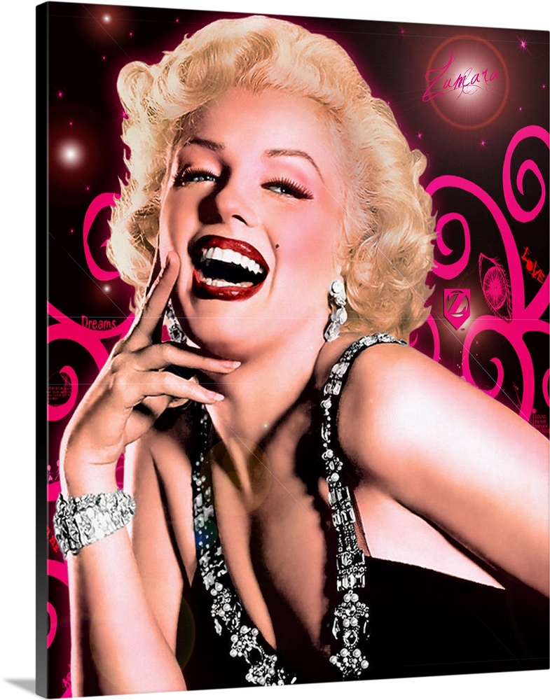 Chaise longue Willen Merchandiser Marilyn Monroe Pink Swirls Wall Art, Canvas Prints, Framed Prints, Wall  Peels | Great Big Canvas