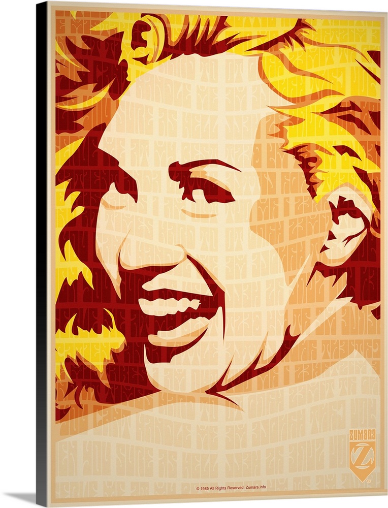 Marilyn Monroe Psychedelic 3 Text