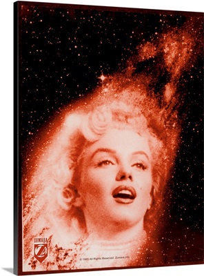 Marilyn Monroe Red Night Sky